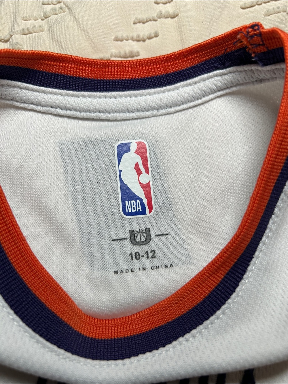 White Phoenix Suns Basketball Jersey - Picture 3 of 6